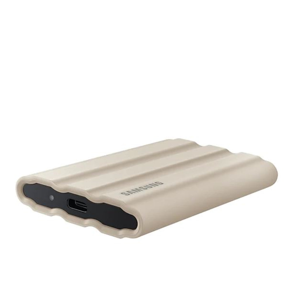 Samsung | T7 Shield Portable SSD | 2 TB | USB 3.2 Gen 2 USB-C | Beige | Rugged External Storage