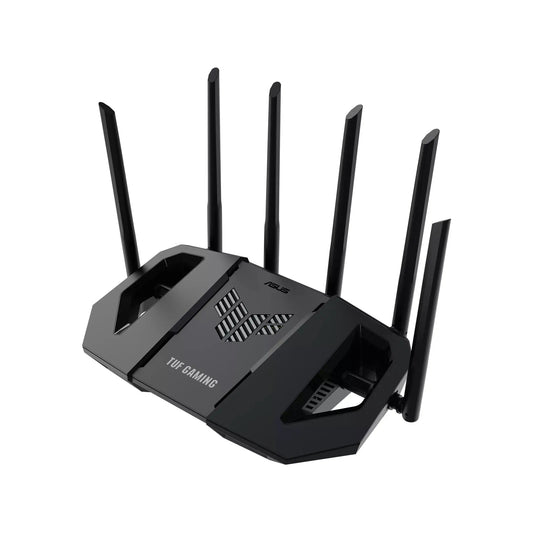 ASUS | TUF Gaming BE6500 | Wireless router | 4-port switch | 2.4 GHz / 5 GHz | Black