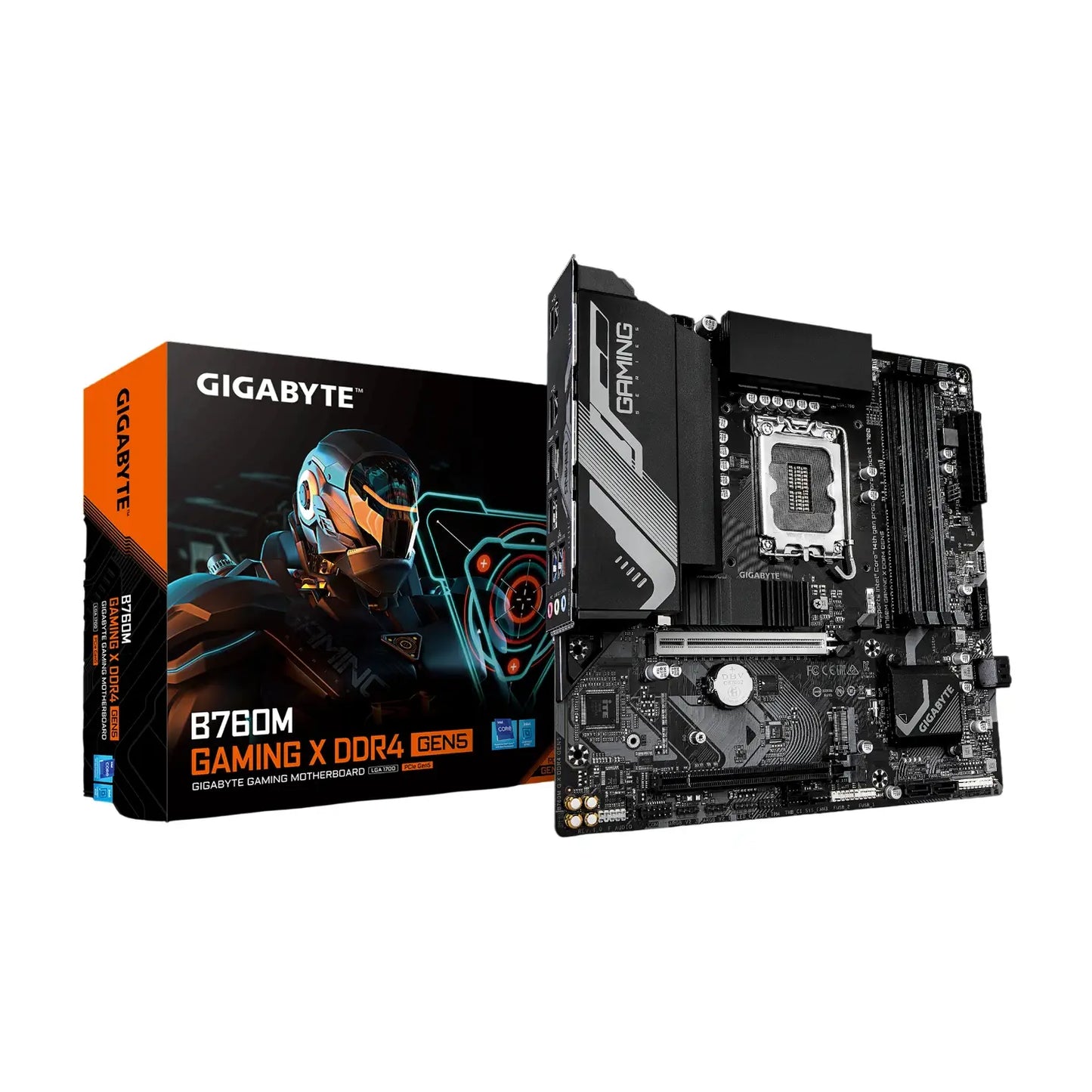 Gigabyte | B760M GAMING X DDR4 GEN5 | Processor Socket LGA1700 | Socket Supported RAM Technology DDR4
