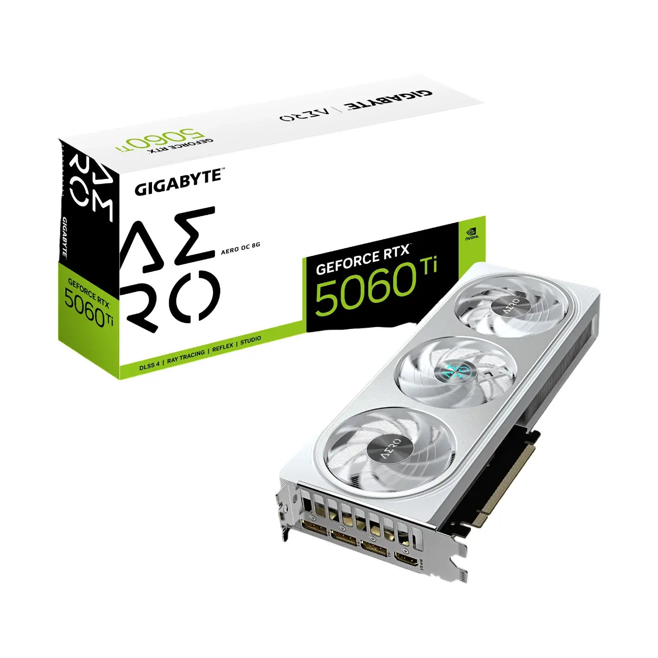 Gigabyte | GeForce RTX 5060 Ti AERO OC 8G | NVIDIA GeForce RTX 5060 Ti | 8 GB