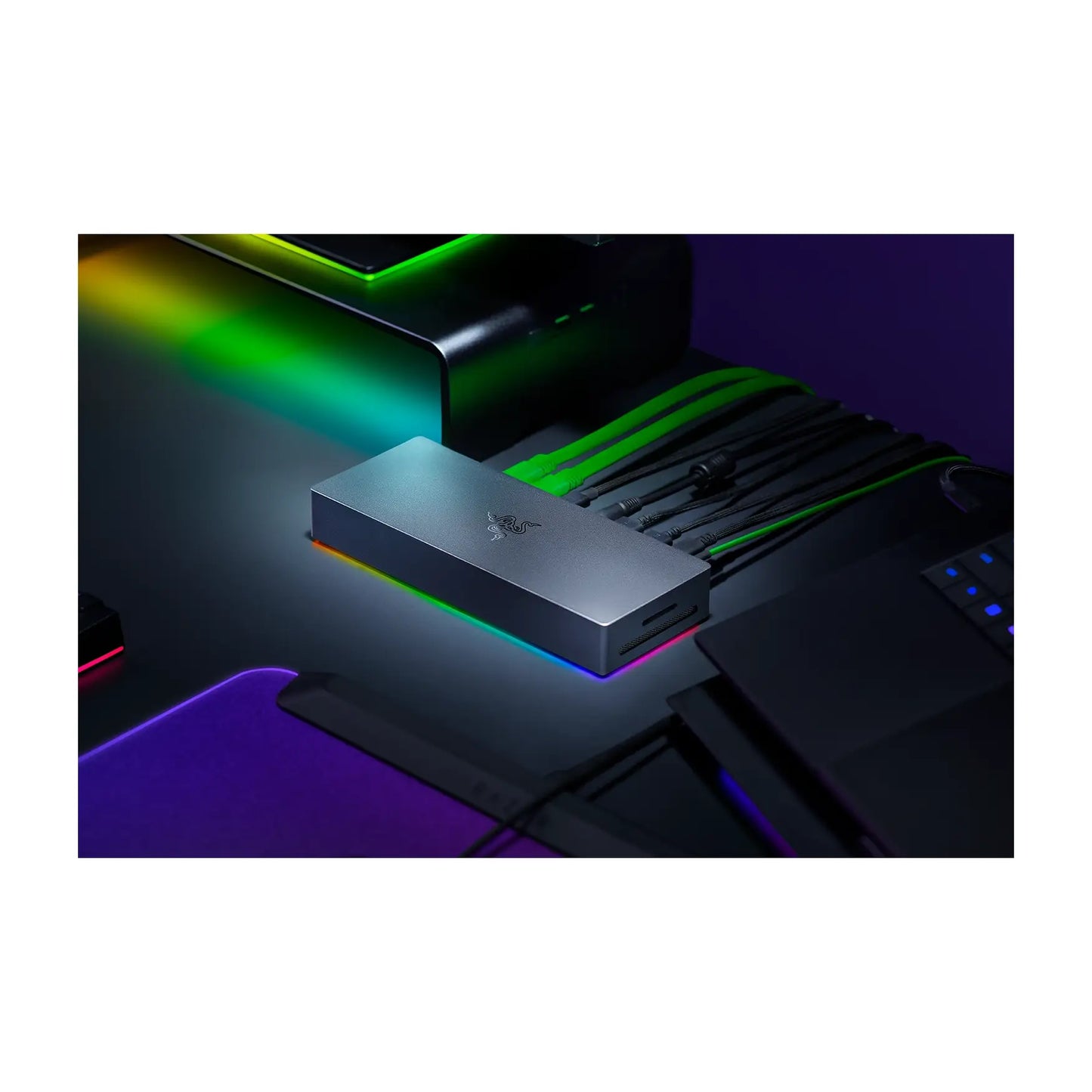 Razer | Desktop RGB Dock for Multiple Devices and Displays | Thunderbolt 5 Dock