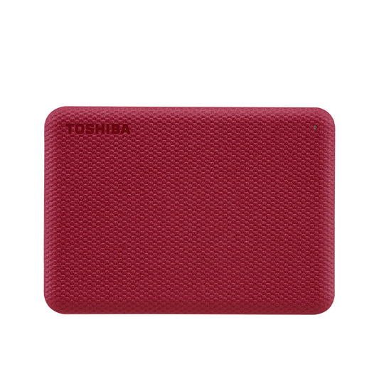 Toshiba Canvio | Portable | Hard drive | 2 TB | USB 3.2 Gen 1 | Red