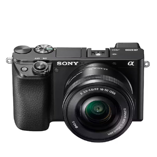 Sony | Alpha a6100 | 24.2MP APS-C Mirrorless Digital Camera with 16-50mm Lens | Black