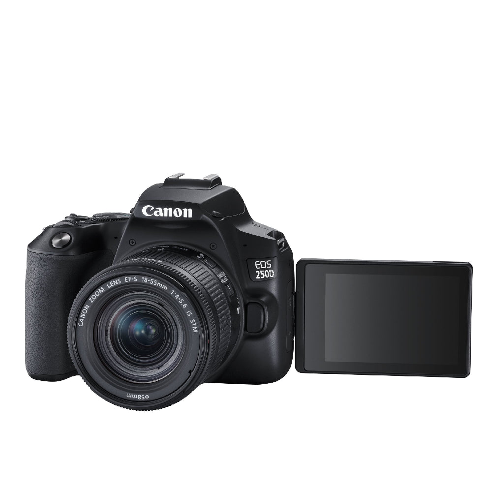 Canon | EOS 250D | 24.1MP APS-C DSLR Camera with EF-S 18-55mm III Lens | Black