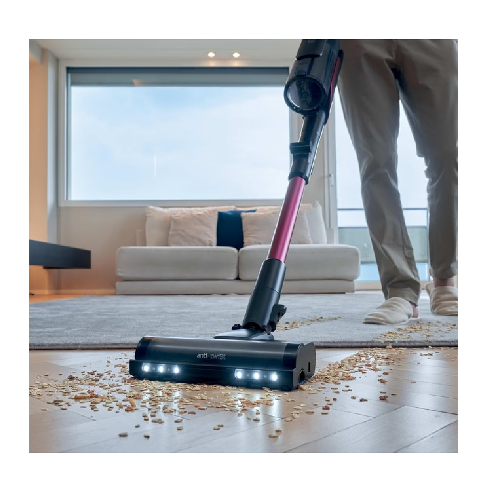 Hoover | HF6 Turbo Sense | Cordless Stick Vacuum Cleaner | Black/Pink