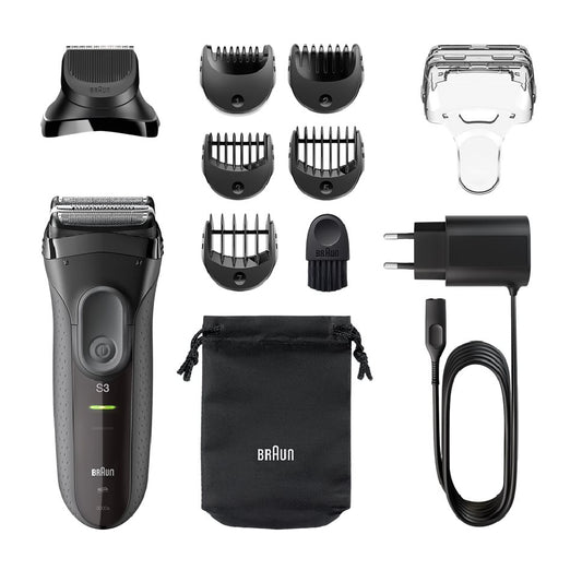 Braun | Series 3 Shave&Style 3000BT | 3-in-1 Electric Shaver | Black
