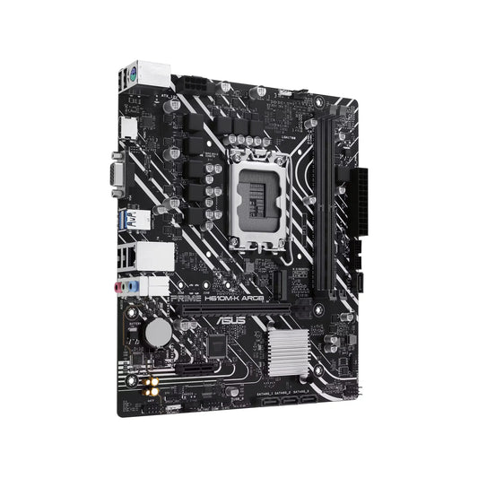 Asus | PRIME H610M-K ARGB | Processor Socket LGA1700 Socket | Chipset Type Intel H610 | Supported RAM Technology DDR5 SDRAM