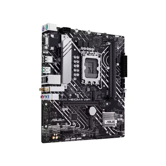 Asus | PRIME H610M-A WIFI | Processor Socket LGA1700 Socket | Chipset Type Intel H610 | Supported RAM Technology DDR5 SDRAM
