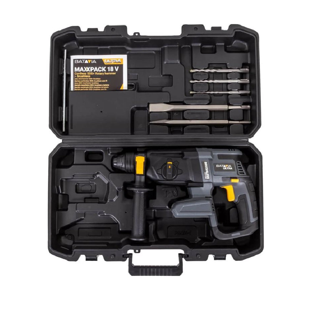 BATAVIA | 7064296 | Brushless Rotary Hammer SDS+ | Without Battery and Charger in BMC | Black/Blue