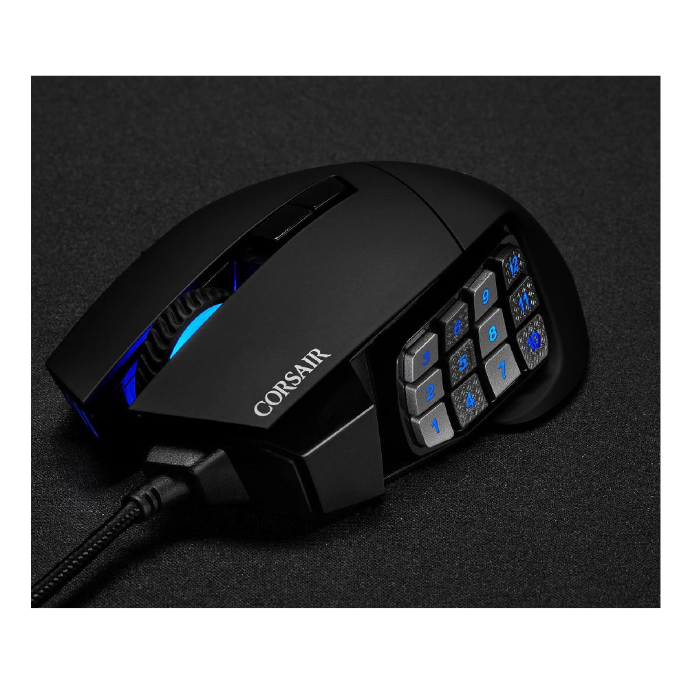 CORSAIR | CH-9314311-EU | Scimitar Elite Wireless MMO Mouse | Black