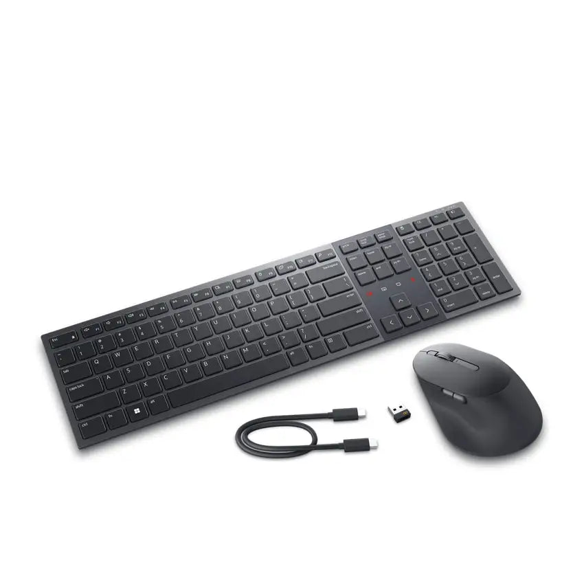 Dell | Premier Collaboration Keyboard and Mouse | KM900 | Wireless | US | Graphite | USB-A