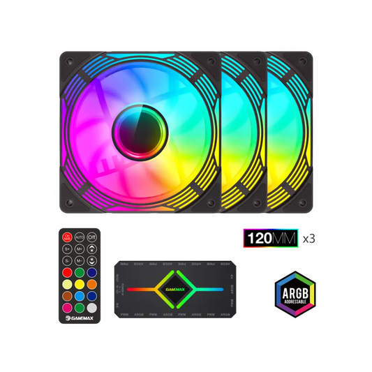 Gamemax | KF300 BK | 120mm Case Fan