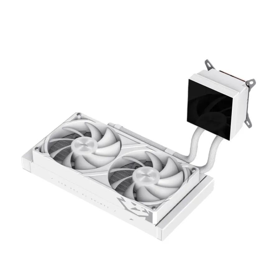 Gamemax | CPU Liquid Cooler | GLACIER 240 LCD WH | White