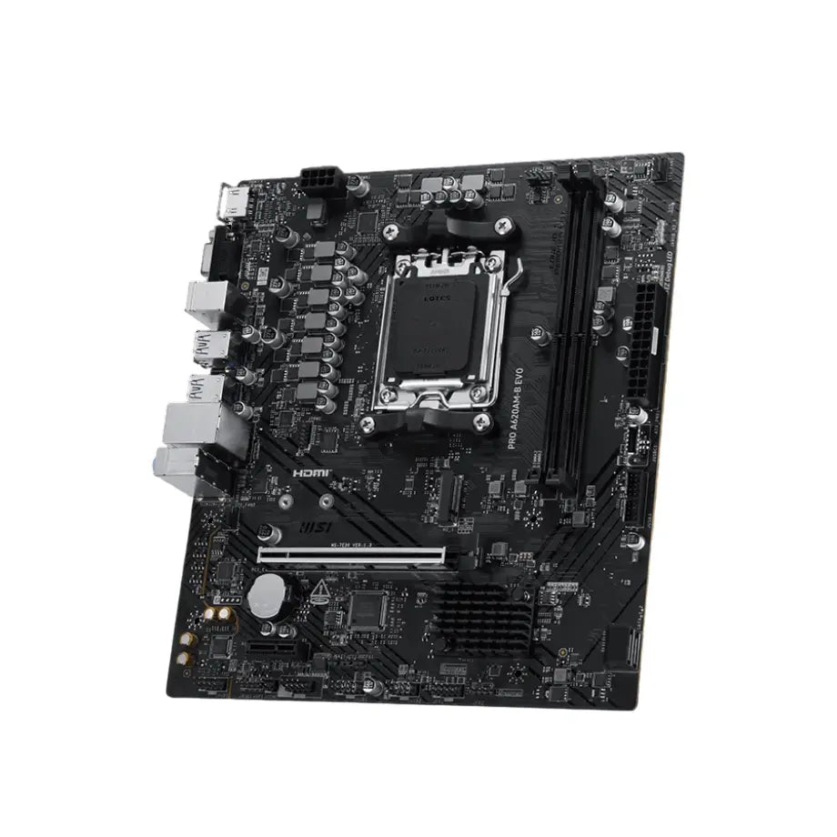 MSI | PRO A620AM-B EVO | Processor Socket Socket AM5 | Chipset Type AMD A620A