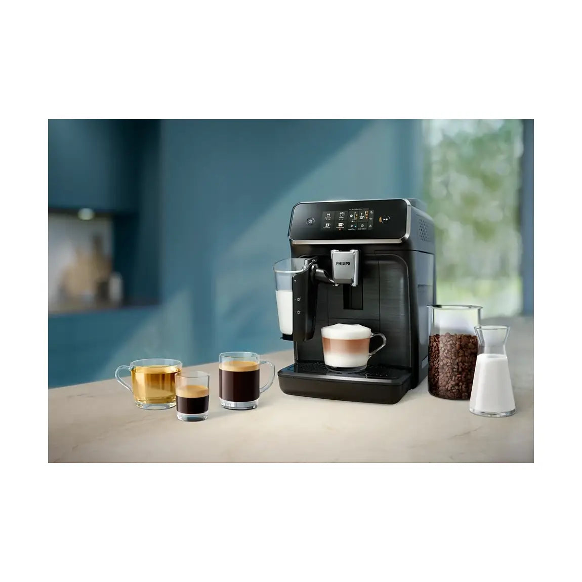 Philips | Espresso Coffee Maker | EP2334/10 | Built-in milk frother | Fully Automatic | 1500 W | Black