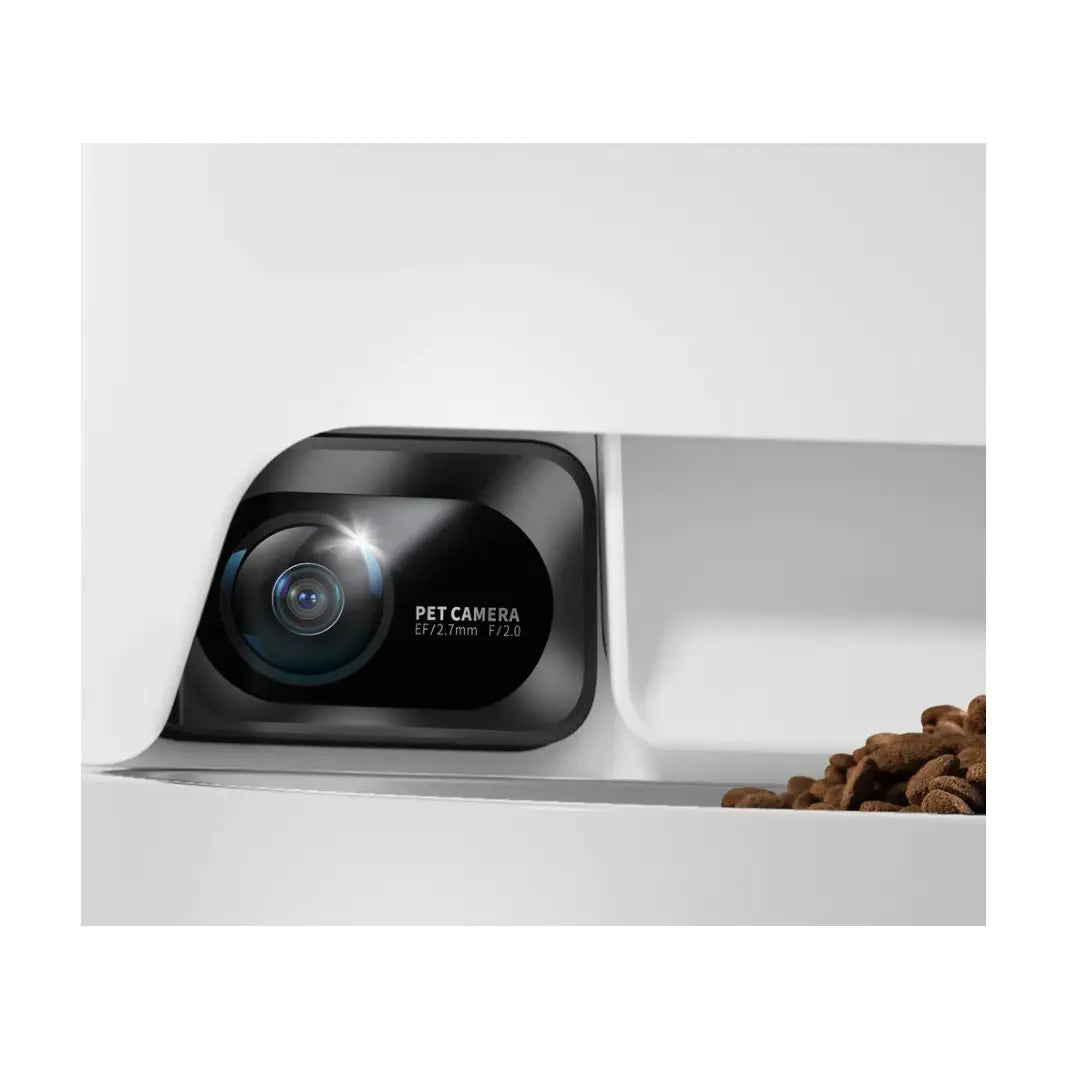 PETKIT | Feeder with Camera | P591 YumShare Dual-hopper | Capacity 2+3 L | White