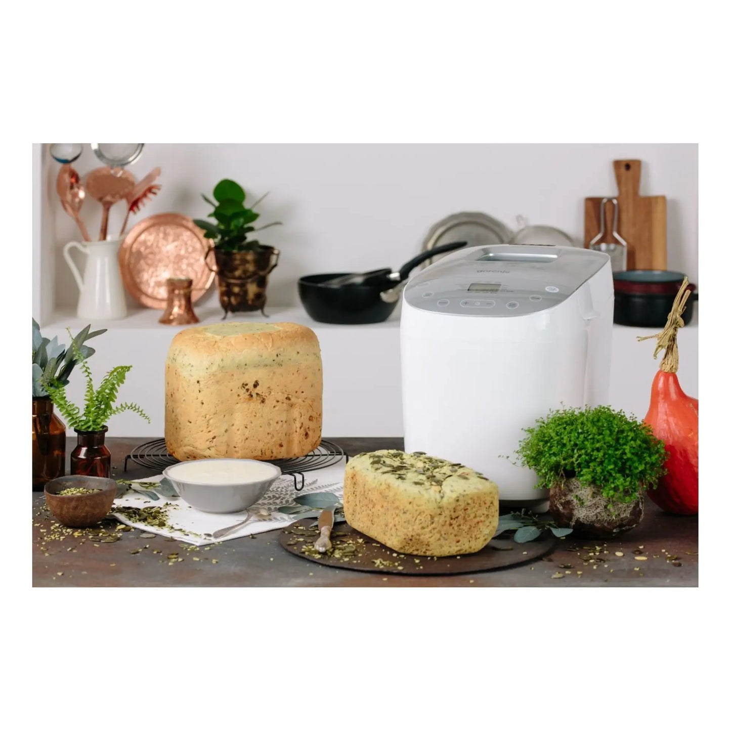 Gorenje | Breadmaker | BM1600WG | 850 W | Programmes Qty 16 | White