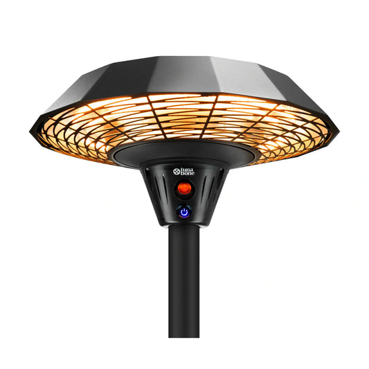 TunaBone | Electric Standing Infrared Patio Heater | TB2068S-01 | 2000 W | Black