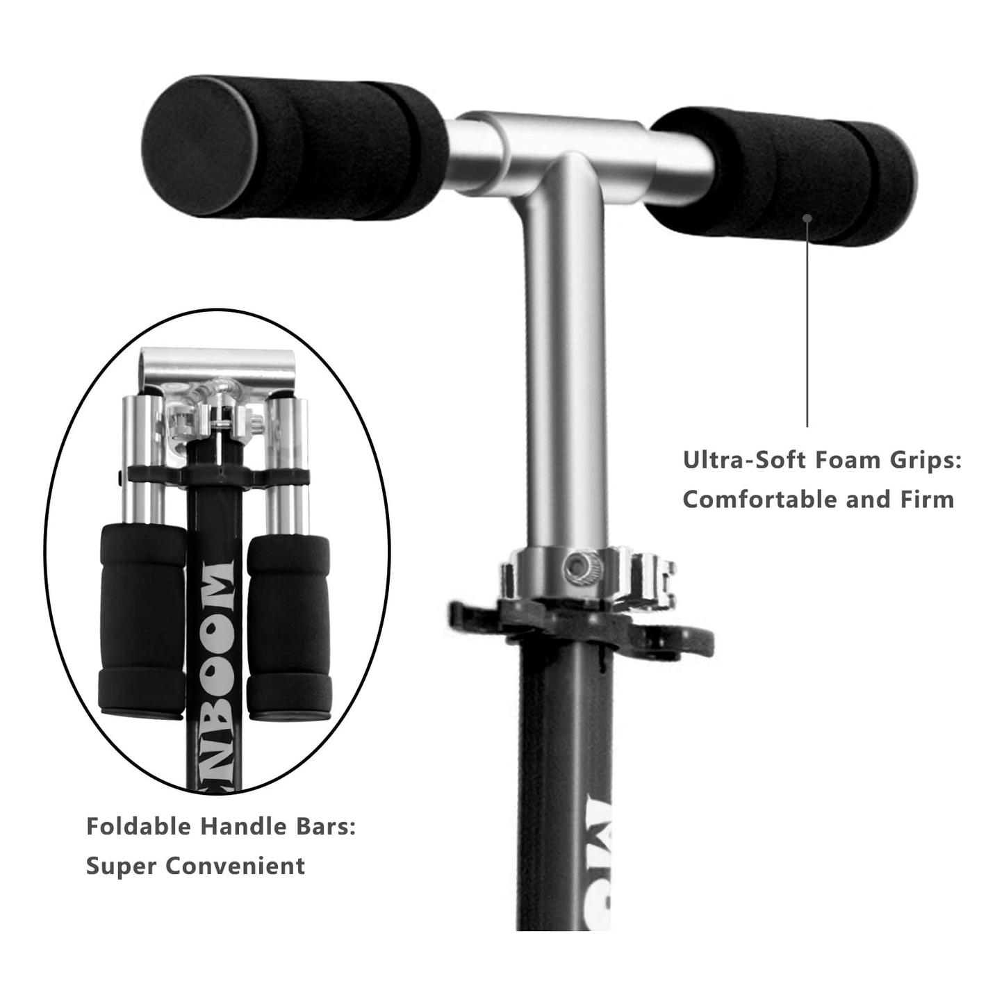 TENBOOM Kids Foldable Scooter with LED Wheels | Adjustable Height | 3+