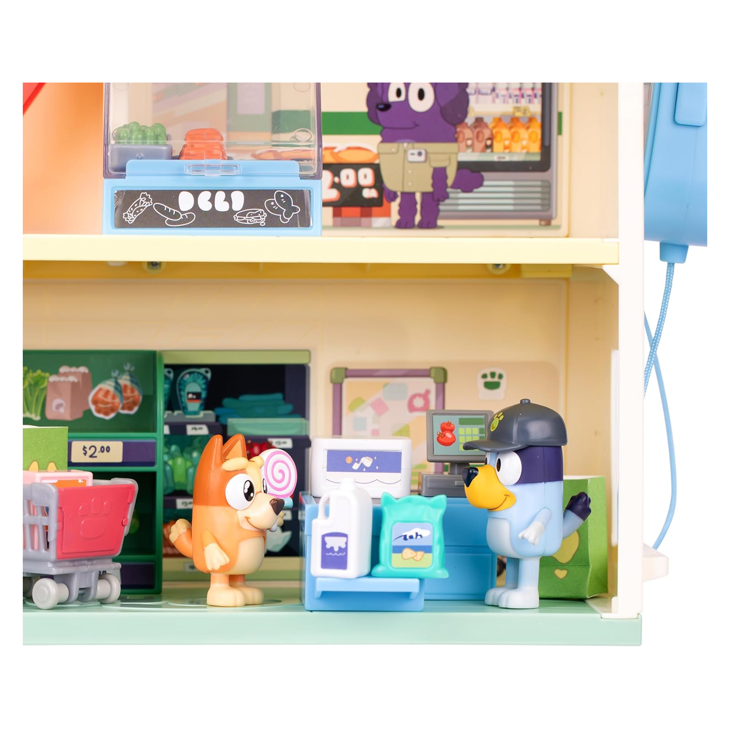 Bluey Supermarket Playset