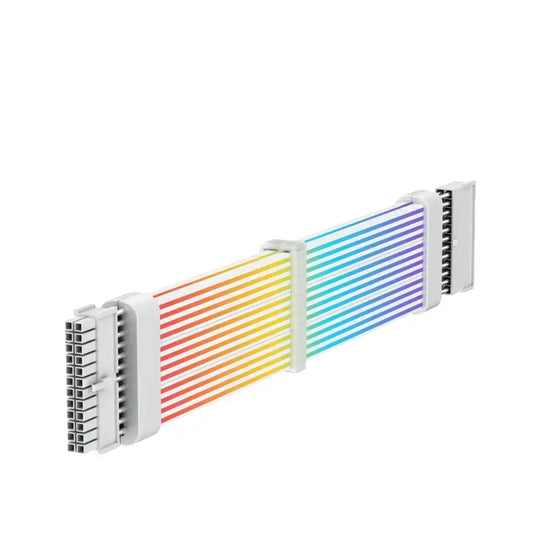 Gamemax | PSU Extension cable | MB 24PIN-B | Black / White