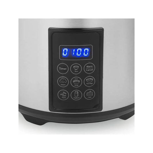 Tristar | Digital Rice and Steam Cooker | RK-6138 | 900 W | 2.2 L | Grey