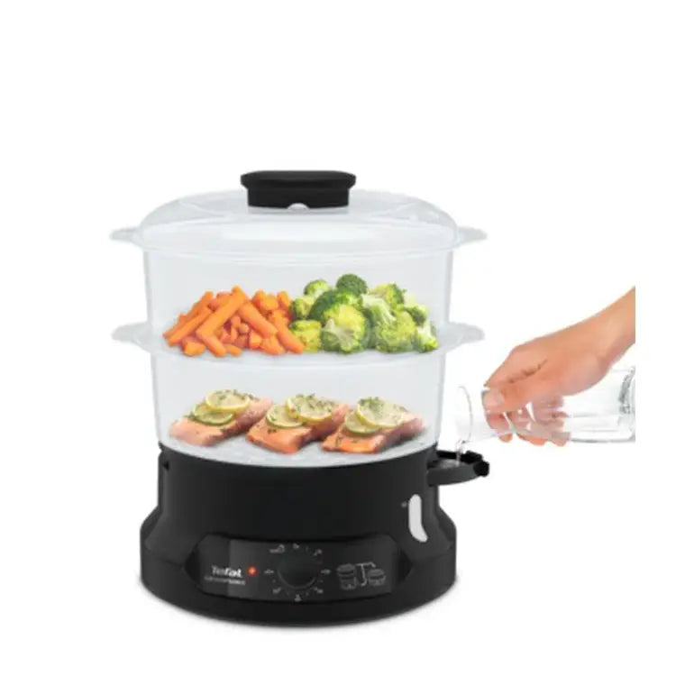 TEFAL | Steamer | VC139810 | 6 L | Timer | Black