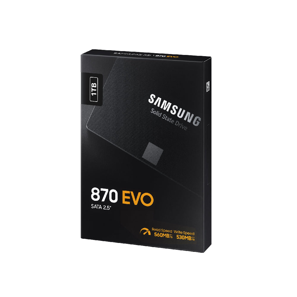Samsung | MZ-77E1T0B/EU | 870 EVO | 1TB | 2.5" | SATA 6Gb/s | 560 MBps