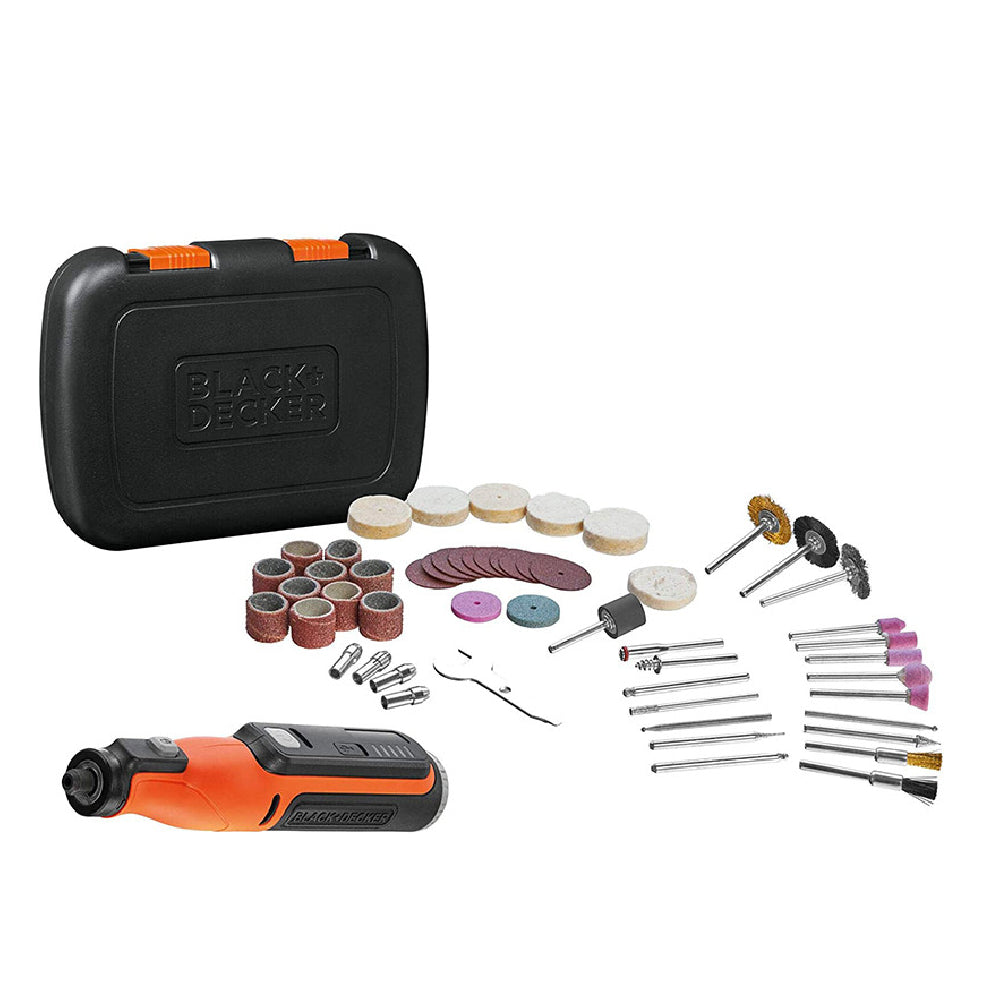 BLACK+DECKER | BCRT8IK-XJ | Rotary Tool | 7.2V | 5-Speed | Kitbox