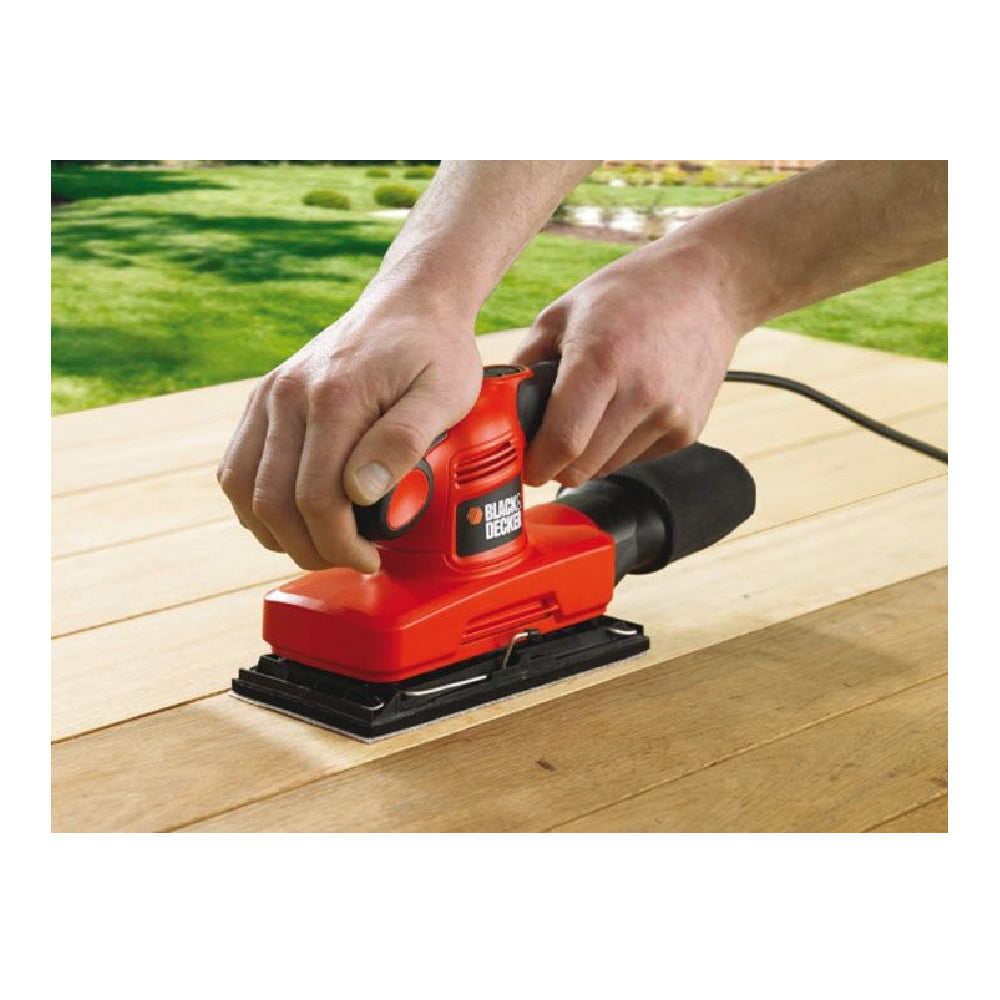 BLACK+DECKER | KA320EKA-QS | Orbital Sander | 240W | 1/3 Sheet | Kitbox