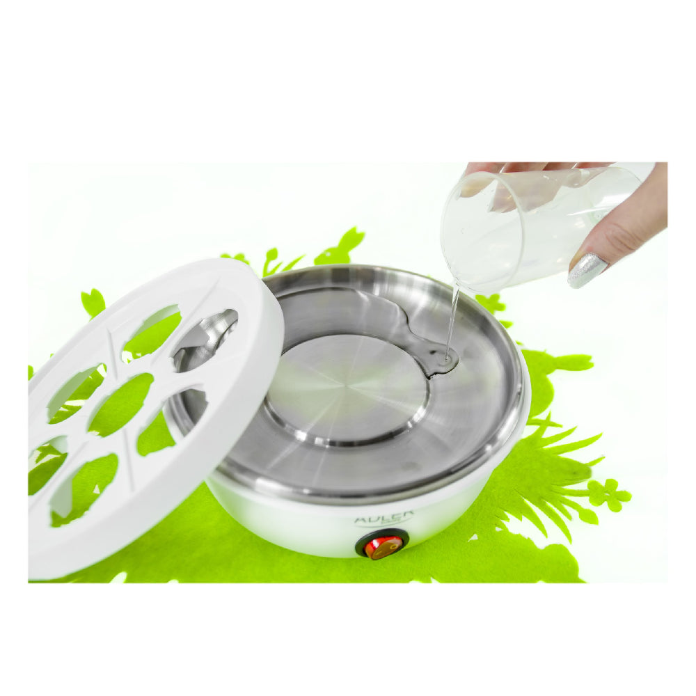 Adler | AD 4459 | Egg Boiler | 7 Eggs | 450W | Auto-off | White
