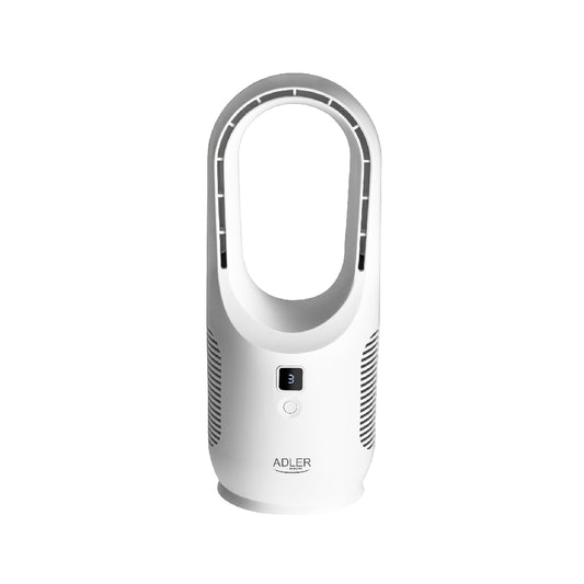 Adler | AD 7343 | Desk Fan | Bladeless | 3 speeds | White