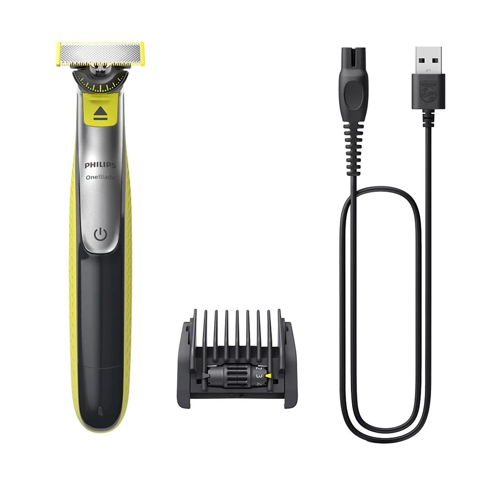 Philips | QP2734/23 | OneBlade 360 | 60 min | Wet & Dry | Green/Gray