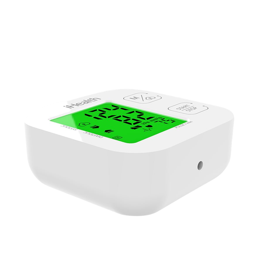 iHealth | Track | KN-550BT | Calculation of blood pressure (systolic and diastolic) | Automatic | White/Blue