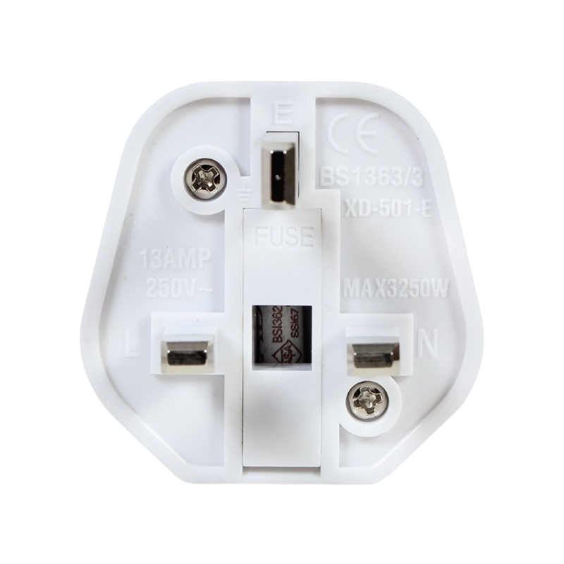 Cablexpert | Power Plug Adapter | A-AC-EUFUKM-01 | UK to EU | White