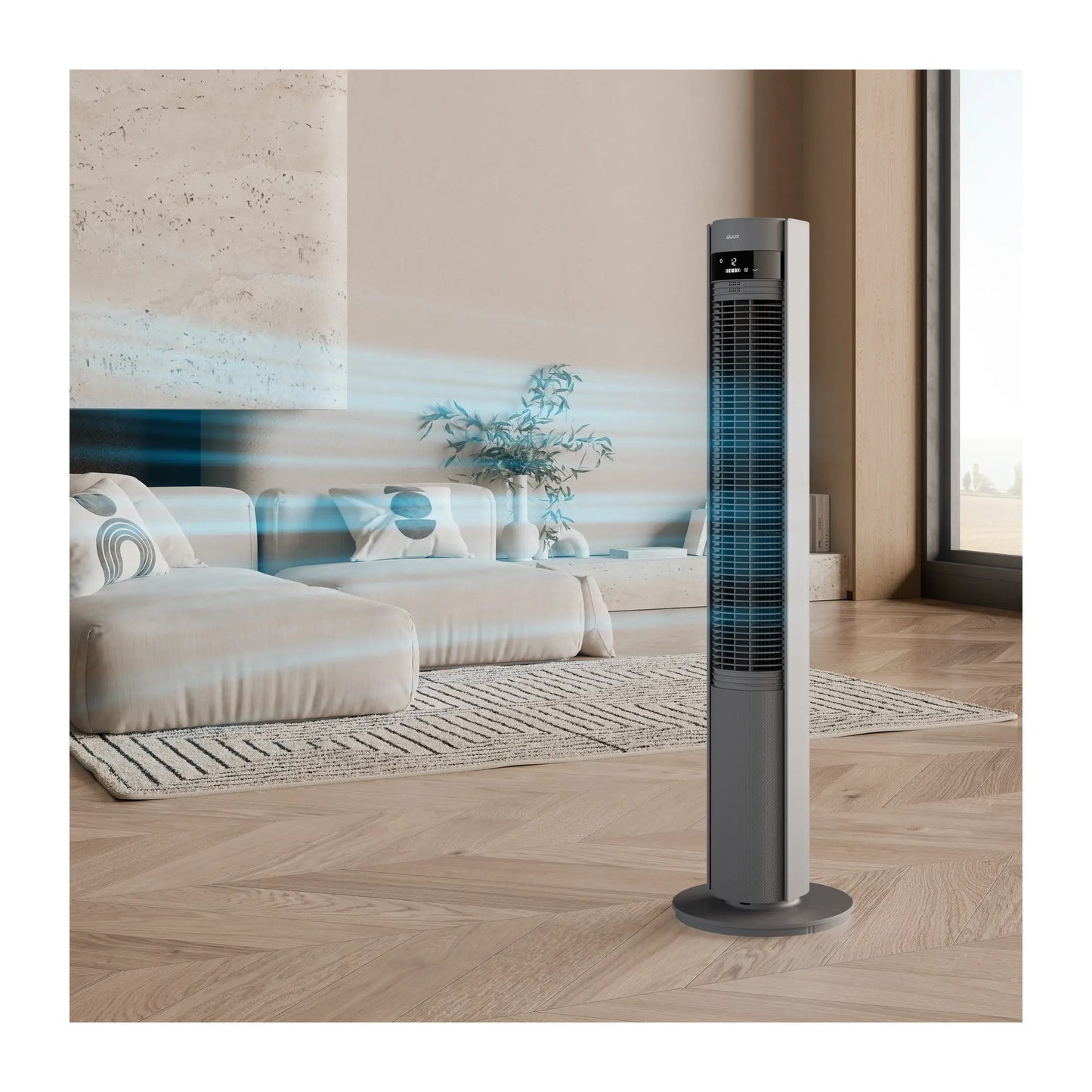 Duux | Cooling fan | Elevate | Tower | 40 W | Grey