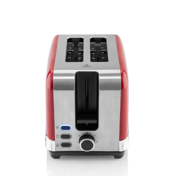 ETA | Toaster | Storio 9166 90020 | 930 W | Slices Qty 2 | Red | Silver