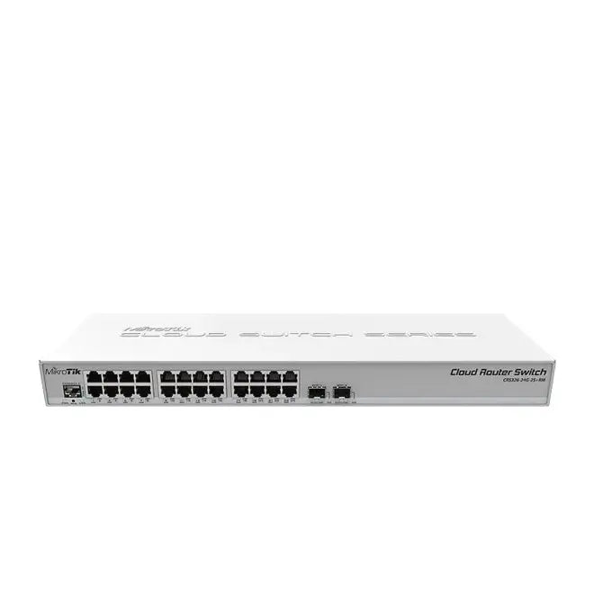 MikroTik | Cloud Router Switch | CRS326-24G-2S+RM | Switch | 24 ports | Rack-mountable