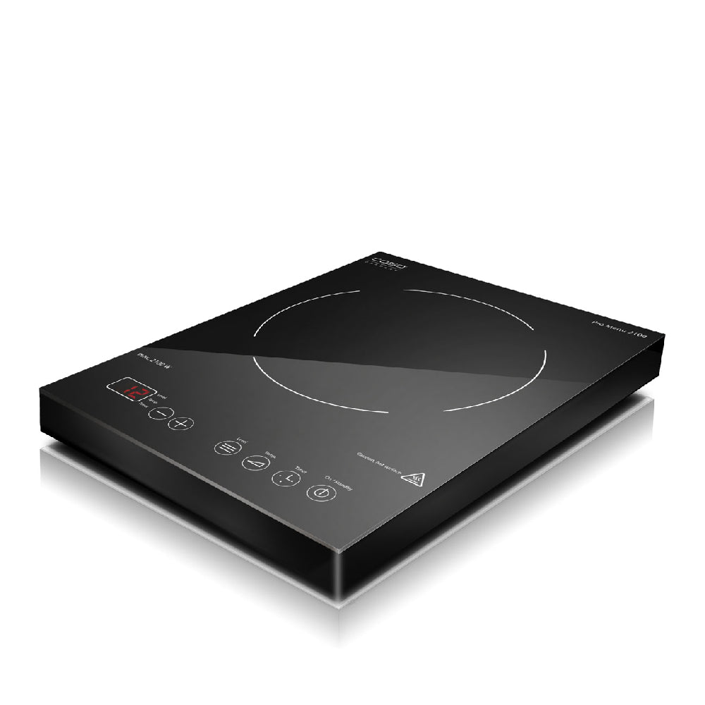 Caso | 02224 Pro Menu 2100 | Induction hot plate | 1 cooking zone | 2100W | 12 settings | Touch control | Black
