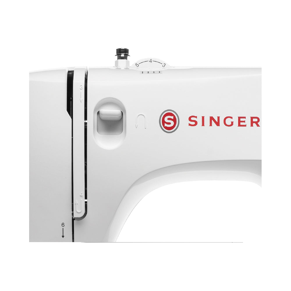 Singer | M2505 | Sewing Machine | 10 stitches | 4-step Buttonhole | Free arm | White