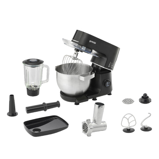 Gorenje | MMC1000SCB | Kitchen machine | 1000W | 6L | 12 speeds | Black / Silver