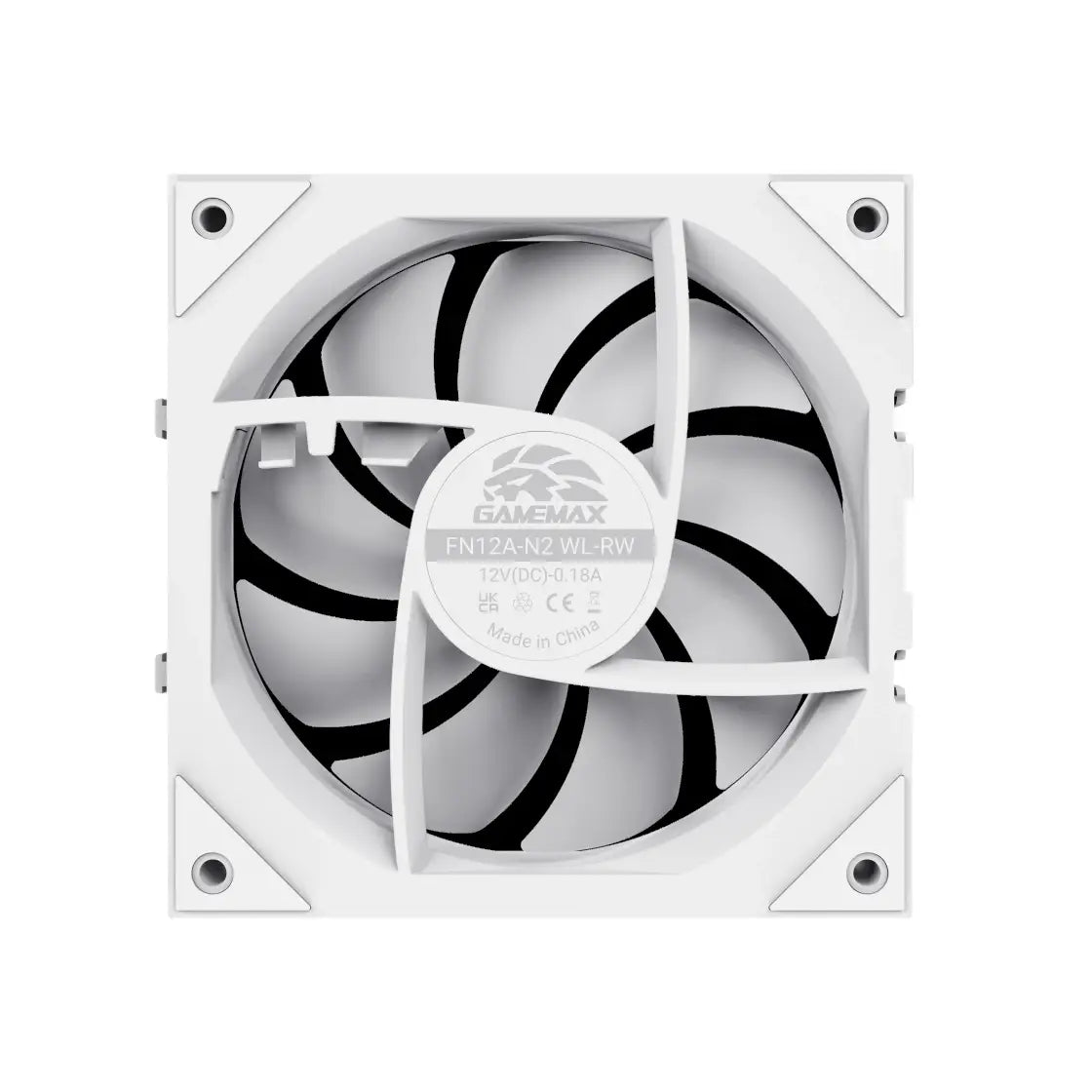 Gamemax | Case fan | FN12A-N2 WL-RW | White