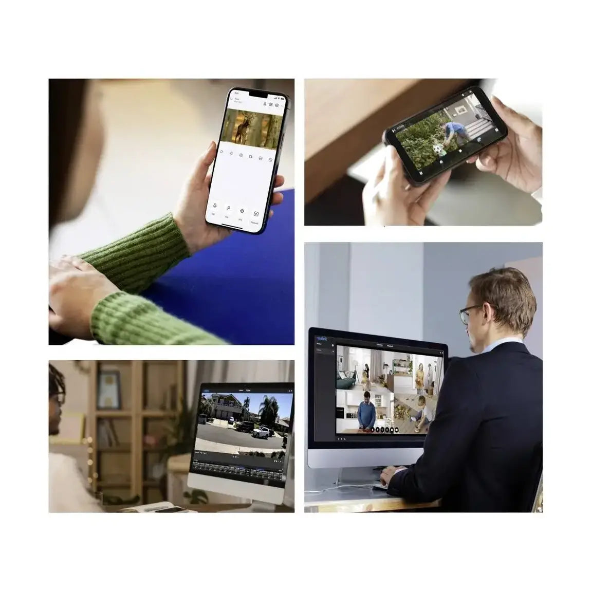 Reolink | 4K Dual-Band Wi-Fi 6 Indoor Camera with Auto Tracking | E Series E340 | 512GB