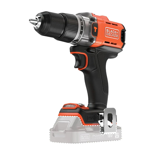 BLACK & DECKER | 18V Cordless Drill (without battery and charger) | BCD383XN-XJ