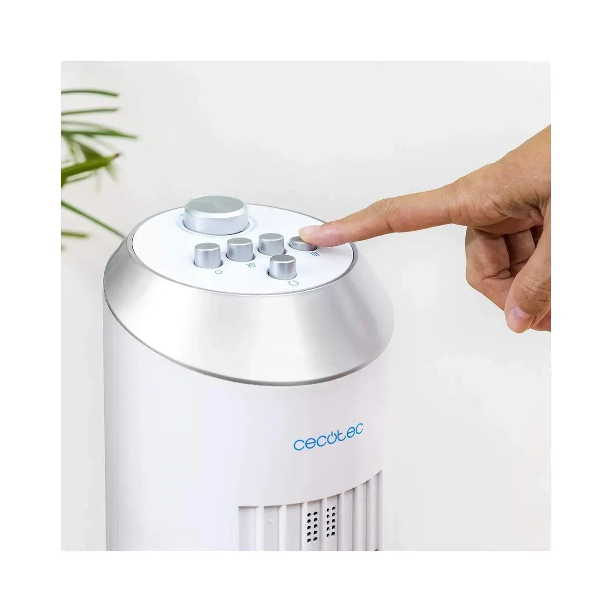 Cecotec | Cooling fan | EnergySilence 8090 Skyline | Tower | 60 W | Silver | White
