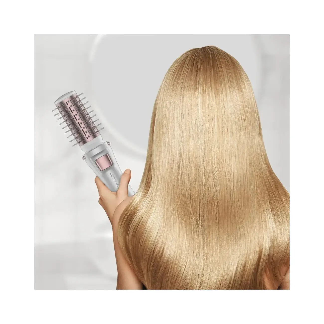 Cecotec | Hair straightening brush/hair dryer | CeramicCare 5in1 Pro | 1000 W | White