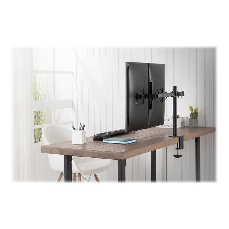 Digitus | Mounts | DA-90400 Dual Monitor Clamp Mount | Black