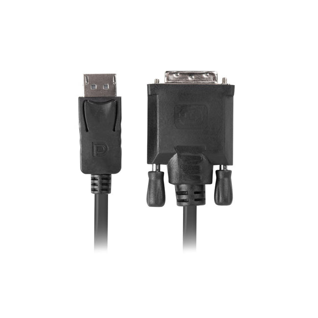 Lanberg | Video Adapter Cables | CA-DPDV-10CU-0018-BK | DisplayPort to DVI | 1.8 m | Black