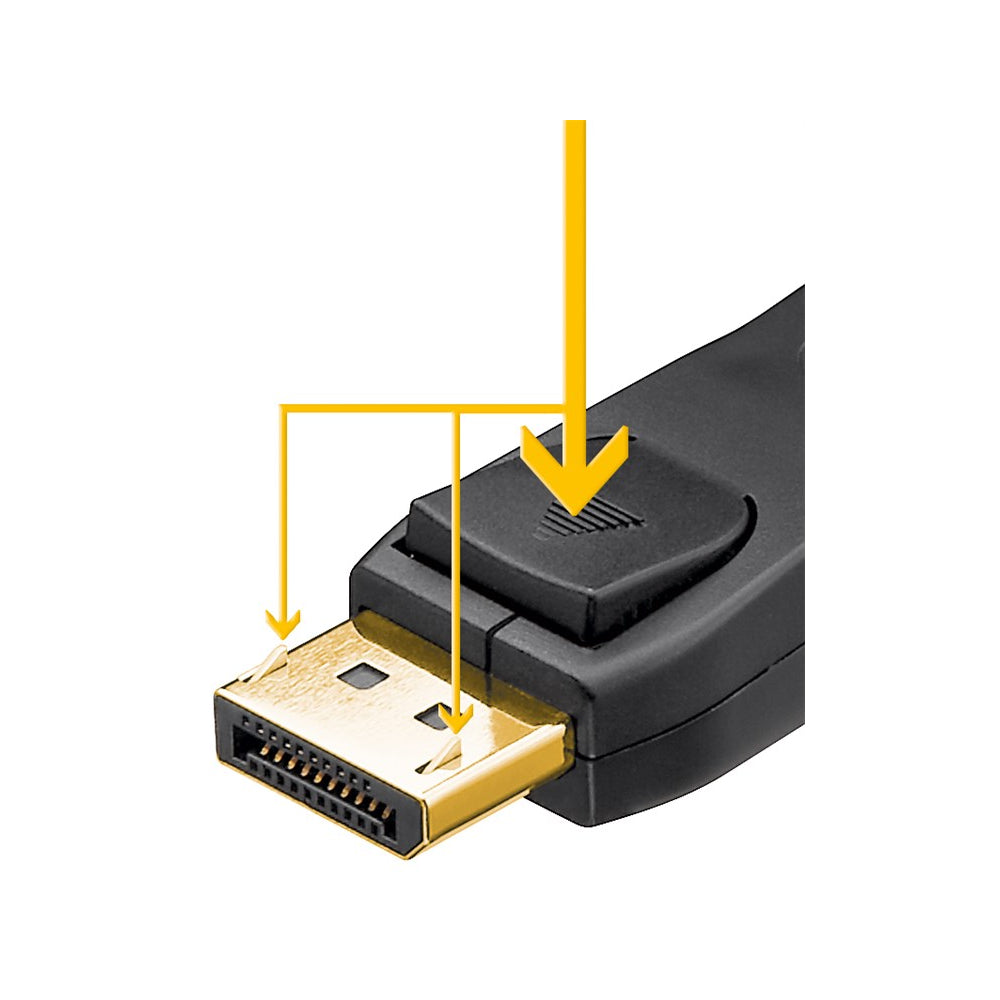 Goobay | DisplayPort Cables | 74748 | 2 m | Black