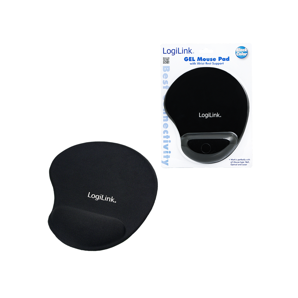 LogiLink | Mouse Pads | ID0027 | Wrist Support | Black